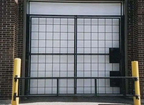 Gates for garage and warehouse doors 