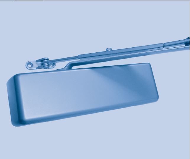 Power adjustable door closers 